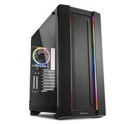 Sharkoon Boîtier PC Elite Shark CA200M ARGB contrôle RGB 8x vertical/classique Noir
