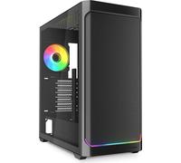 Sharkoon Gehäuse AK4W RGB ATX 1xGlas schwa
