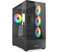 Sharkoon Gehäuse AK6 RGB ATX 1xGlas schwa