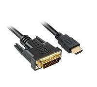 Sharkoon HDMI > DVI-D, Câble