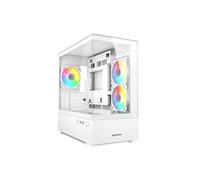 Sharkoon MK6 RGB Midi Tower Noir : Micro ATX/Mini-ITX, 2x120mm Latéraux, 1x120mm Arrière, USB 3.2 Gen 1/Gen 2 Type-A/Type-C, Baies 2x3.5"/3x2.5"