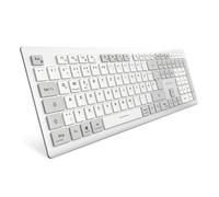 Sharkoon Clavier OfficePal K30W – Sans fil Blanc
