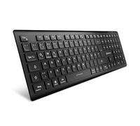 Sharkoon Clavier OfficePal K30W Sans fil Noir Rubberdome Disposition DE