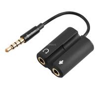Sharkoon Adaptateur audio PMP35 TRRS pour casques de jeu PS4/Tablettes/Smartphones noir