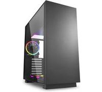 Sharkoon Boîtier PC PURE STEEL RGB Midi ATX Acier et verre trempé Noir