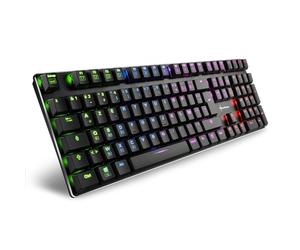 Sharkoon PureWriter RGB clavier Gaming USB AZERTY Français Noir