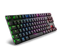 Sharkoon PureWriter TKL RGB Clavier USB Allemand Noir