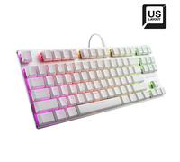 Sharkoon PureWriter TKL RGB Red clavier Gaming USB QWERTY Anglais américain Blanc