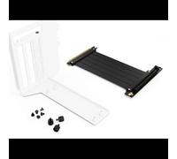 Sharkoon Rebel C - Support Additionnel Métal Blanc, Slot PCI Express 4.0 x1, Longueur câble 0.15m, Compatible Boîtier PC Rebel C Series