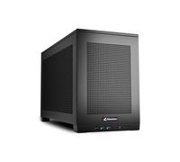 Sharkoon REBEL C20-ITX Noir, Boîtier PC Mini-ITX, Métal, 1x 3.5", 5x 2.5", USB 3.2 Gen 2 Type-A et Type-C, Ventilation 120/140mm, GPU 365mm