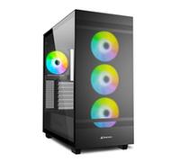 Sharkoon Rebel C50 Black RGB ATX Rebel C50 RGB - Boîtier moyen tour - Noir - RGB - Verre Trempé