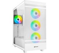 Boitier Moyen Tour ATX Sharkoon Rebel C50 RGB avec panneaux vitrés (Blanc)
