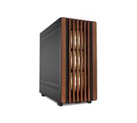 Sharkoon REBEL C70M RGB Full Tower Noir/Bois - Boîtier PC ATX/micro ATX/Mini-ITX, 3x120mm avant, 1x120mm arrière, USB 3.2 Gen 1/Gen 2, Métal