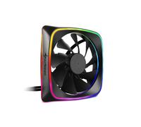 Sharkoon RGB SHARK Lights Ventilateur 120mm Noir, 1000RPM, 15.2dB(A), 56 m³/h, FDB, RGB adressable, 3-Pin, 12V, pour Boitier PC
