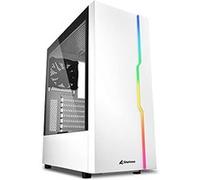 Sharkoon Boîtier midi tower RGB Slider – RGB – Blanc