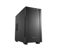 Sharkoon S1000 - Tour - micro ATX - pas d'alimentation - noir - USB/Audio
