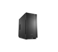 Sharkoon S1000 Tower Noir Micro-ATX, 2x120mm, Façade Mesh, USB 3.0, compatible Watercooling 240/280mm, cartes 400mm, ventirad 155mm, sans alimentation