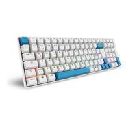 Sharkoon SGK50 S2 PBT Blanc, RGB, Gateron GPRO Jaune