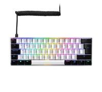 Sharkoon SGK50 S4 clavier Gaming USB QWERTY Espagnole Blanc