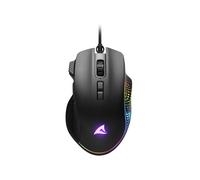 Sharkoon SHARK Force 3 - Souris Gaming Optique USB Type-A 12800 DPI, 8 Boutons, 7000 ips, Accélération 20G, LOD 1-2mm, Rétroéclairage Multi, Droitier