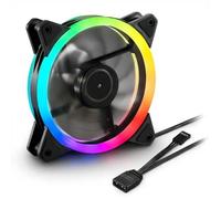 Sharkoon SHARK Mirror RGB PWM REVERSE, Ventilateur de boîtier