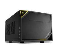 Sharkoon Boîtier PC SHARK ZONE C10 - mini-ITX - sans alimentation - noir/jaune - USB/Audio