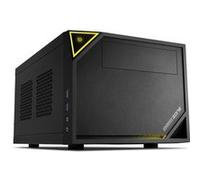 Sharkoon Boîtier PC SHARK ZONE C10 - mini-ITX - sans alimentation - noir/jaune - USB/Audio