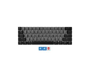 Sharkoon SKILLER SAC20 S4 : Jeu de 61 Capuchons de Clavier QWERTY pour SKILLER SGK50 S4 avec Extracteur de Capuchon