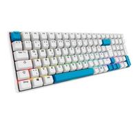 Sharkoon Clavier gaming mécanique SKILLER SGK50 S2 PBT RGB Blanc Gateron GPRO Jaune