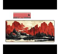 Sharkoon SKILLER SGK50 S3 Design Bundle D3 - Tapis de souris gaming XXL 400x900mm, épaisseur 2.5mm, surface textile, base antidérapante, rebords cousus, multicolore