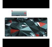 Sharkoon SKILLER SGK50 S3 - Tapis de souris gaming XXL 400x900x2.5mm, surface textile image multicolore, base antidérapante, rebords cousus, 680g