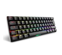 Sharkoon Skiller SGK50 S4 Gen2, noir, jaune Gateron, 60 % disposition allemande