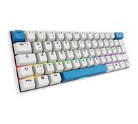 Sharkoon Clavier gaming SKILLER SGK50 S4 Gen2 PBT Blanc Gateron G-Pro Yellow 60% Allemand
