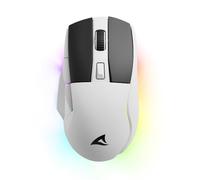 Sharkoon Souris gaming SKILLER SGM50W, Bi-mode, 6.400 DPI, Éclairage RVB, Touches PBT