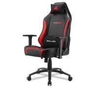Sharkoon Skiller SGS20, Chaise de Gaming, Acier allié Simili Cuir, Noir/Rouge, Normal
