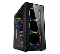Sharkoon TG6 RGB, boîtier ATX pour PC, verre trempé