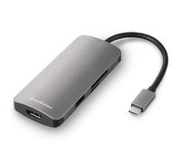 Sharkoon Adaptateur multiport USB 3.0 Type C, Gris