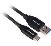 Sharkoon Usb 3.1 A-C Bk 0,5m