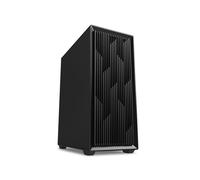 Sharkoon VK2 Full Tower PC Noir : ATX/micro ATX/Mini-ITX, 2x 3.5", 4x 2.5", 7 Slots, Panneau Verre Trempé, 2x USB 3.2, Ventilateurs 120mm.