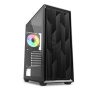 Sharkoon Vk2 RGB ATX Black VK2 RGB - Boîtier moyen tour - Noir - RGB - Fenêtre