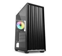 Sharkoon Vk3 RGB ATX Black VK3 RGB - Boîtier moyen tour - Noir - RGB - Fenêtre