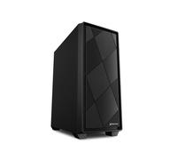 Sharkoon VS8 : Boîtier PC Midi Tower Noir, ATX/micro ATX/Mini-ITX, 2x 3.5", 6x 2.5", 1x 120mm arrière, USB 3.2 Gen 1, ventilation optimisée