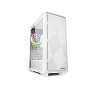 Sharkoon VS8 RGB Midi Tower Blanc, Verre Trempé, ATX/micro ATX/Mini-ITX, 2x USB 3.2 Gen 1, 1x USB 3.2 Gen 2 Type-C, 1x 120mm AR, HDD 2.5/3.5"