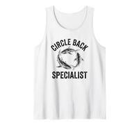 Sharks Circling Circle Back Specialist Funny Office Humour Débardeur