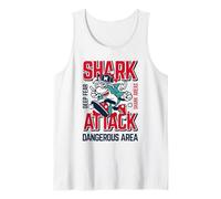 Sharks Graphic Tees - Funny Shark Attack Graphic Design Débardeur