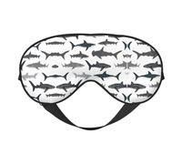 Sharks Masque de sommeil nautique pour homme et femme