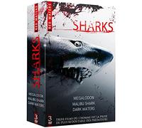 Sharks : Mégalodon + Malibu Shark Attack + Dark Waters – Seven7 – Coffret 3 films – DVD