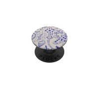 Sharks Turtles Shells Seaweed Blue PopSockets PopGrip Adhésif