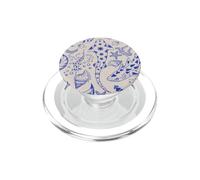 Sharks Turtles Shells Seaweed Blue PopSockets PopGrip pour MagSafe