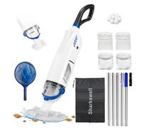 Sharkswell Aspirateur de piscine sans fil avec perche télescopique